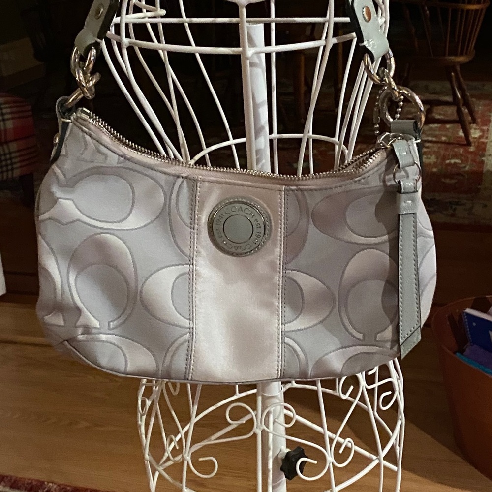 Grey coach bag